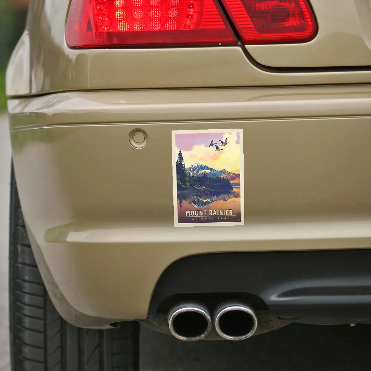 Mount Rainier National Park Washington Vinyl Sticker