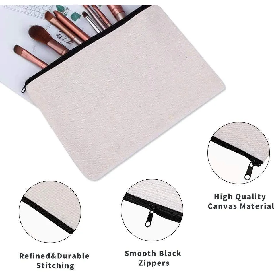 Multi-Purpose Canvas Zipper Pouch