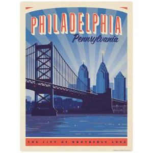 Philadelphia Pennsylvania Vinyl Sticker