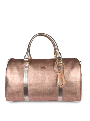 Pink & Gold Cabin Bag with Toiletry Kit - Carry on Luggage