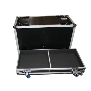 ProX X-QSC-KW152 Dual Speaker Flight Case for QSC KW152 W-Wheels