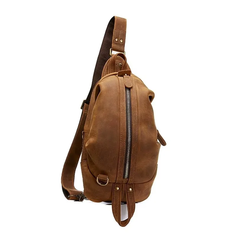 RetroLux Horse Leather Chest Bag