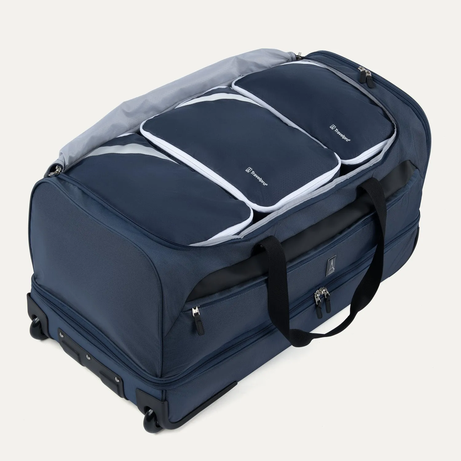 Roadtrip 30" Drop-Bottom Rolling Duffel with Packing Cubes