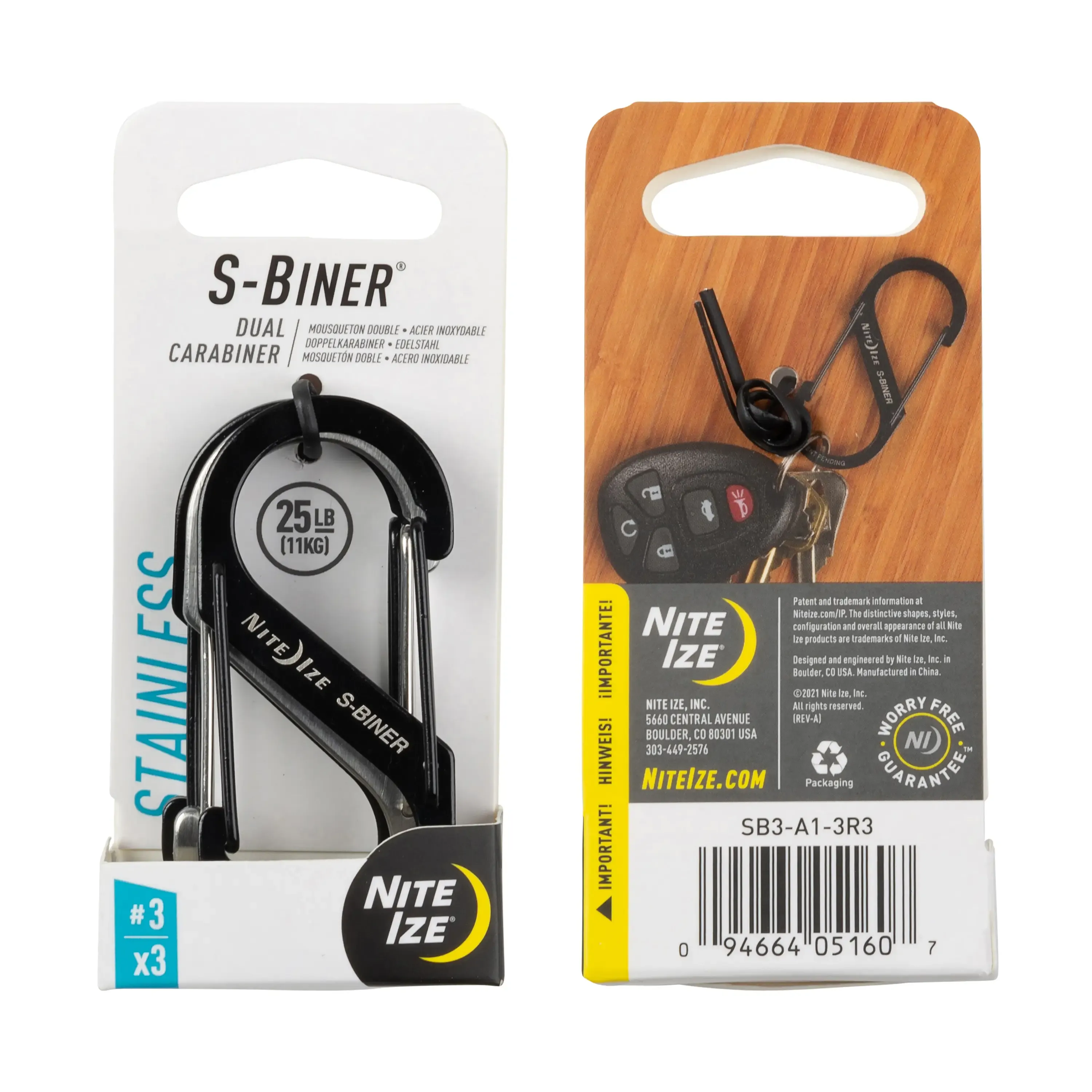 S-Biner® Dual Carabiner