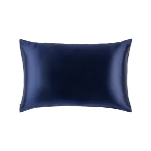 slip | silk pillowcase | navy