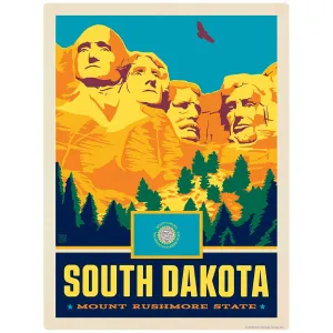 South Dakota Mount Rushmore State Vinyl Sticker