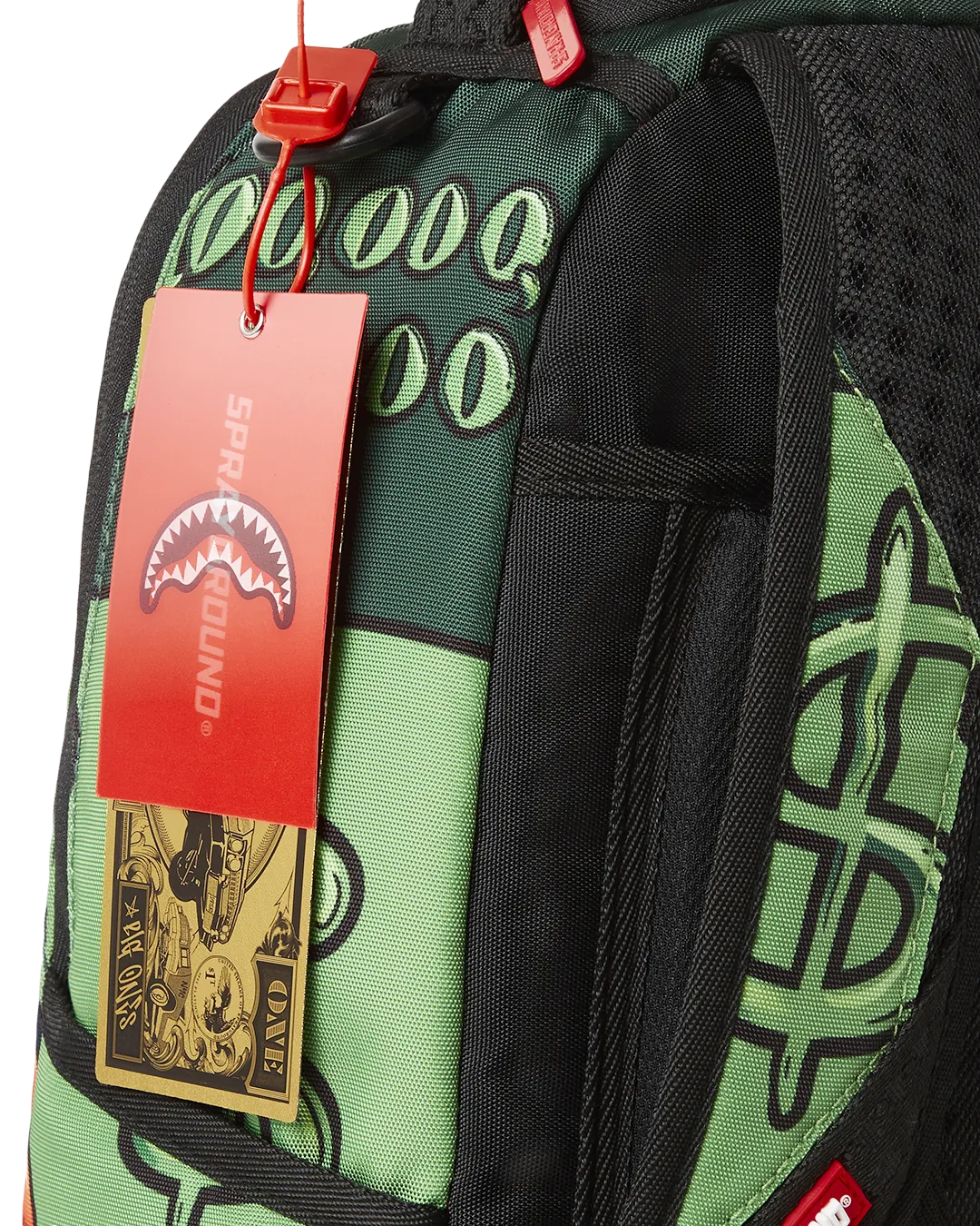 Sprayground Backpack DIABLOBEAR MONEY CHASER DLXR  Green