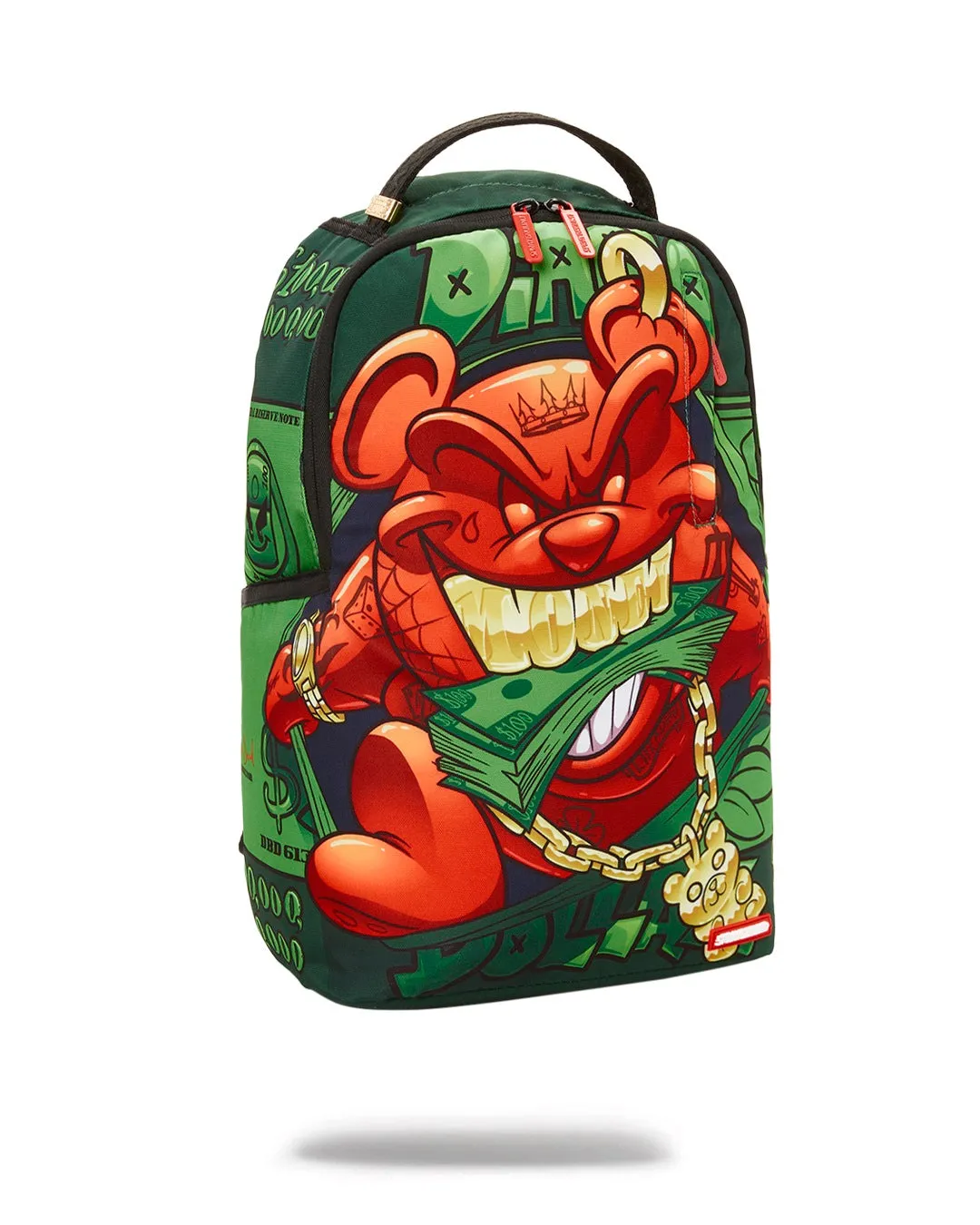 Sprayground Backpack DIABLOBEAR MONEY CHASER DLXR  Green