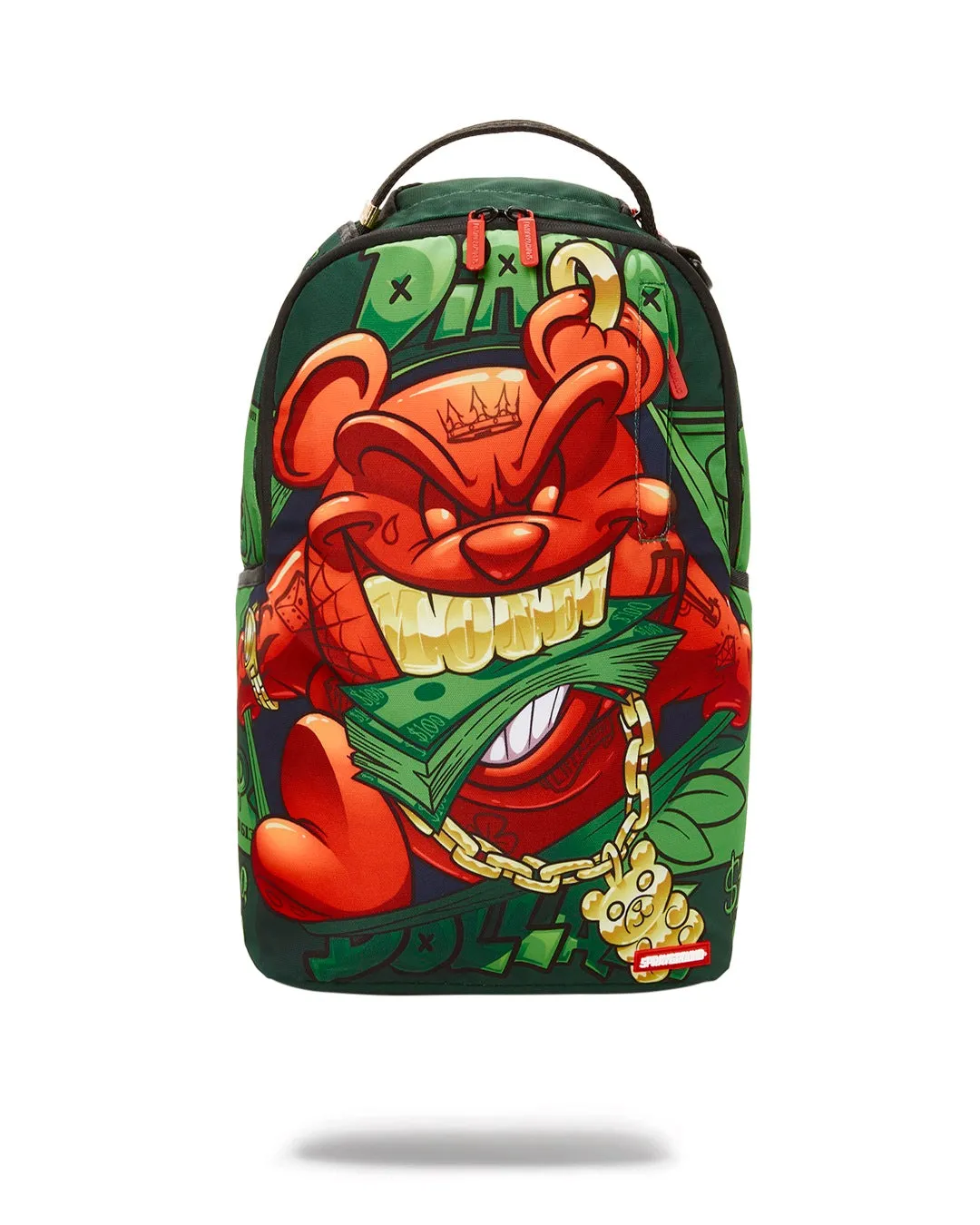 Sprayground Backpack DIABLOBEAR MONEY CHASER DLXR  Green