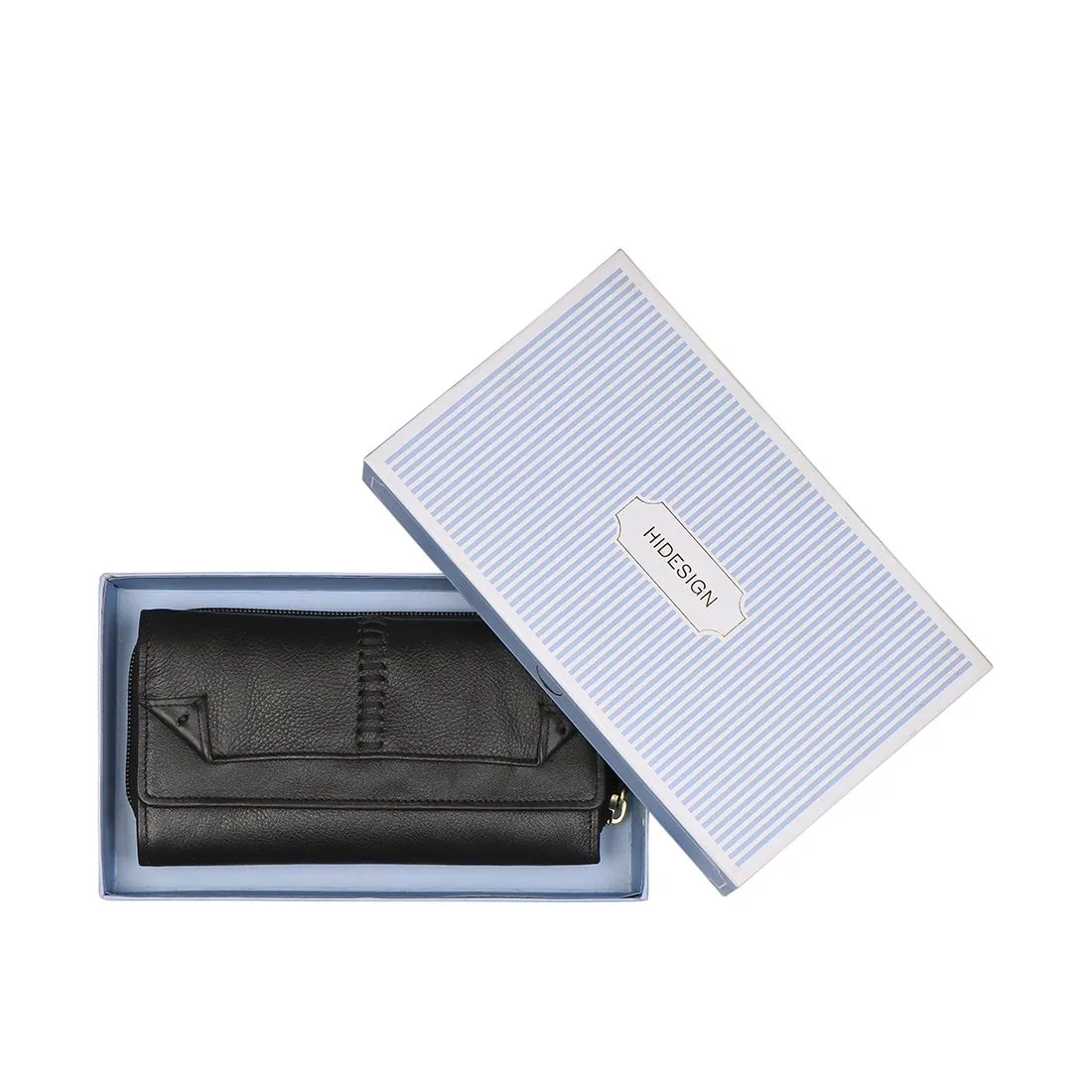 Stitch RFID Blocking Trifold Leather Wallet