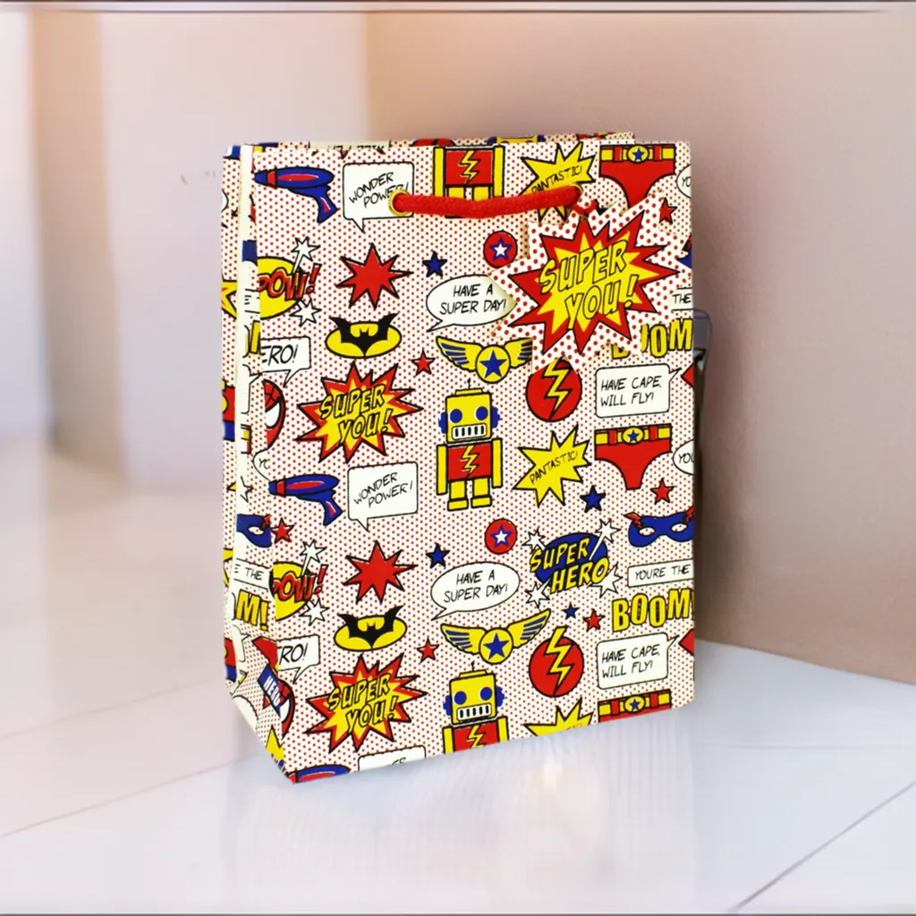 Super Hero Medium Gift Bag