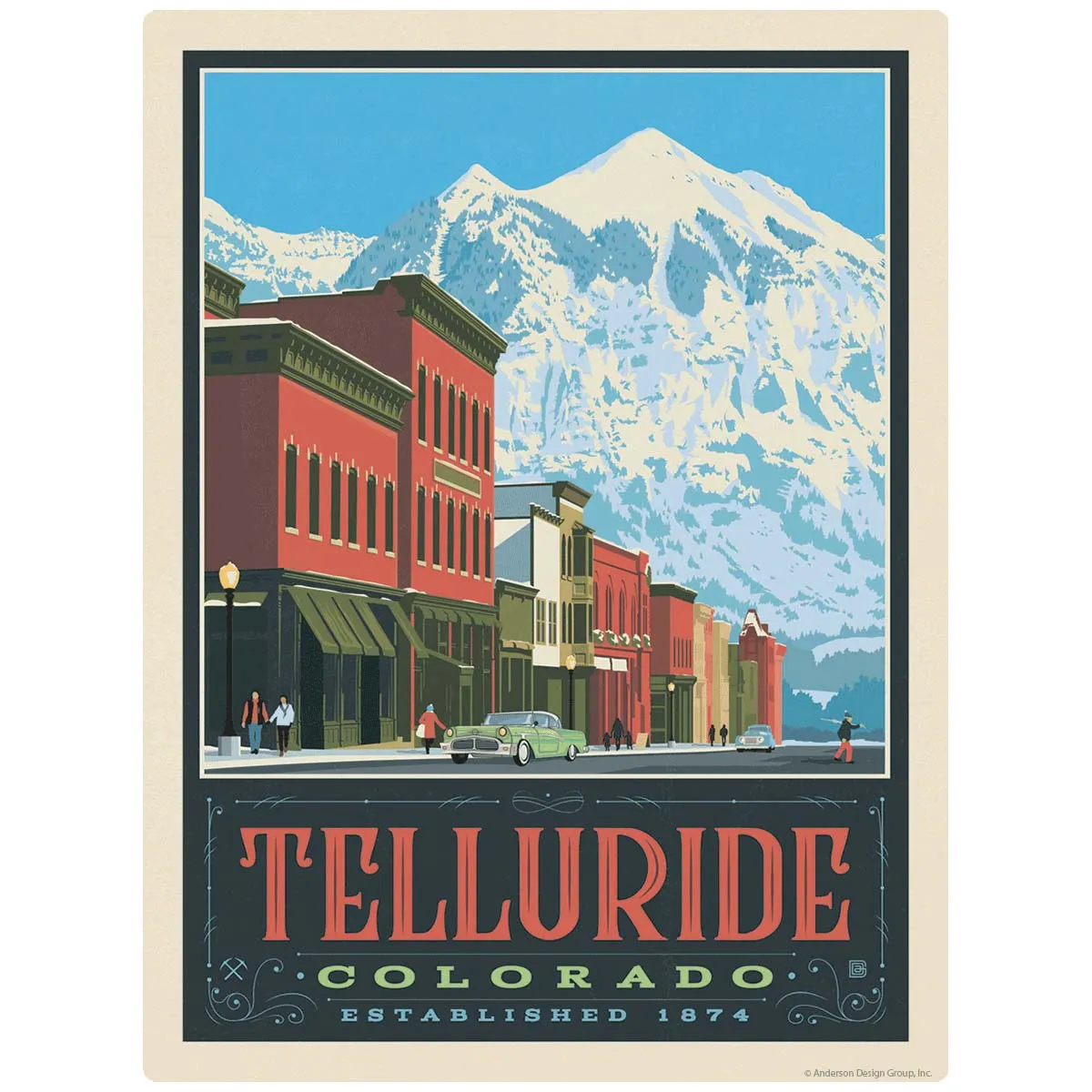 Telluride Colorado Vinyl Sticker