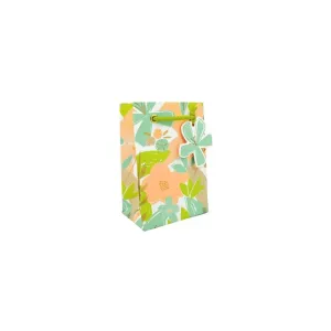 Textured Floral Small Gift Bag