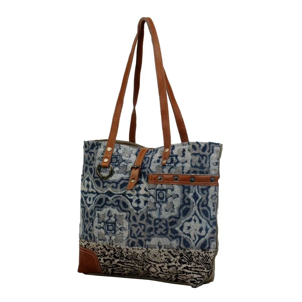 Tinted Indigo Tote Bag