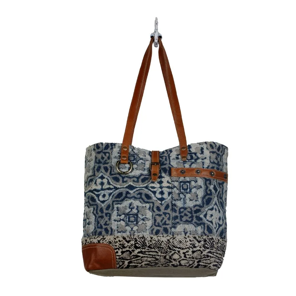 Tinted Indigo Tote Bag