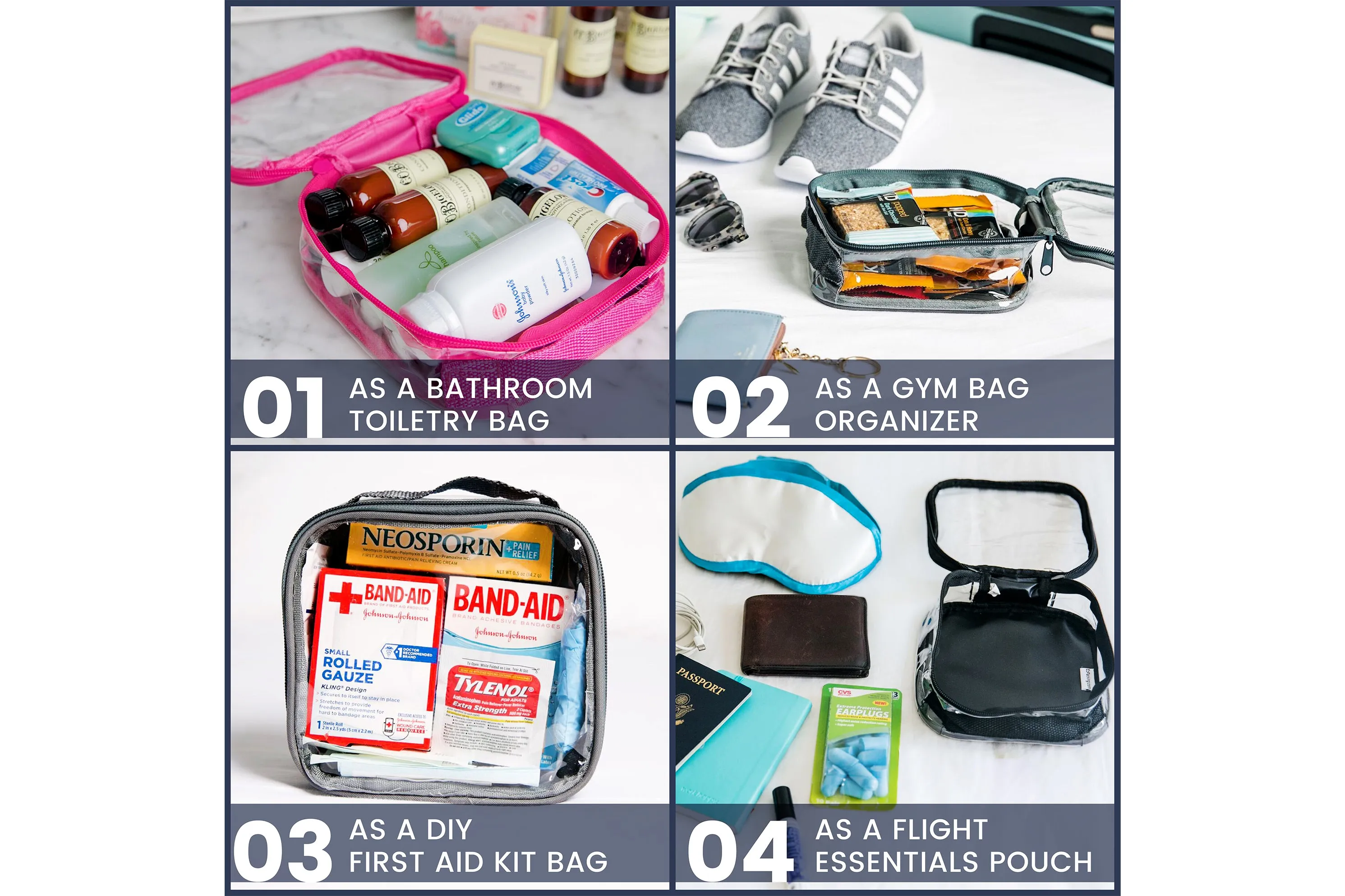 TSA Approved Toiletry Bag [Extra Small Cube]