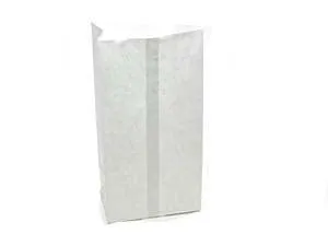 Twelve Pound White Paper Bags