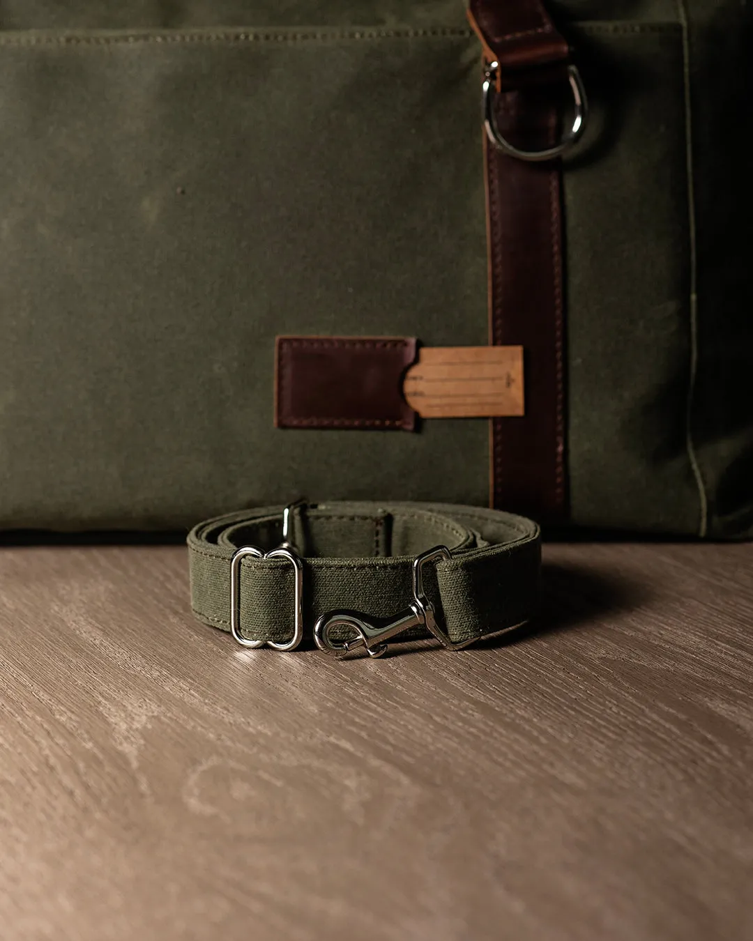 Waxed Canvas Weekender Duffle Bag